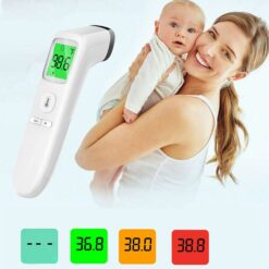 Alternative view of Ozismart Digital Forehead Thermometer Non- Contact Temperature Gun White ARTG